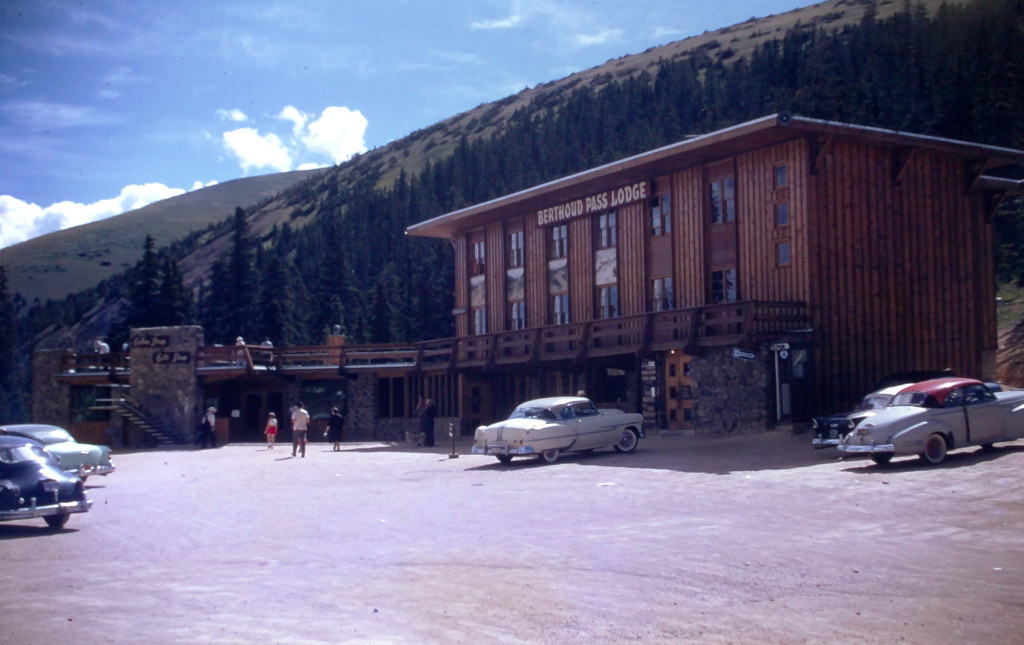 Berthoud Pass Lodge historic photo CB-166 likely from the 1950s