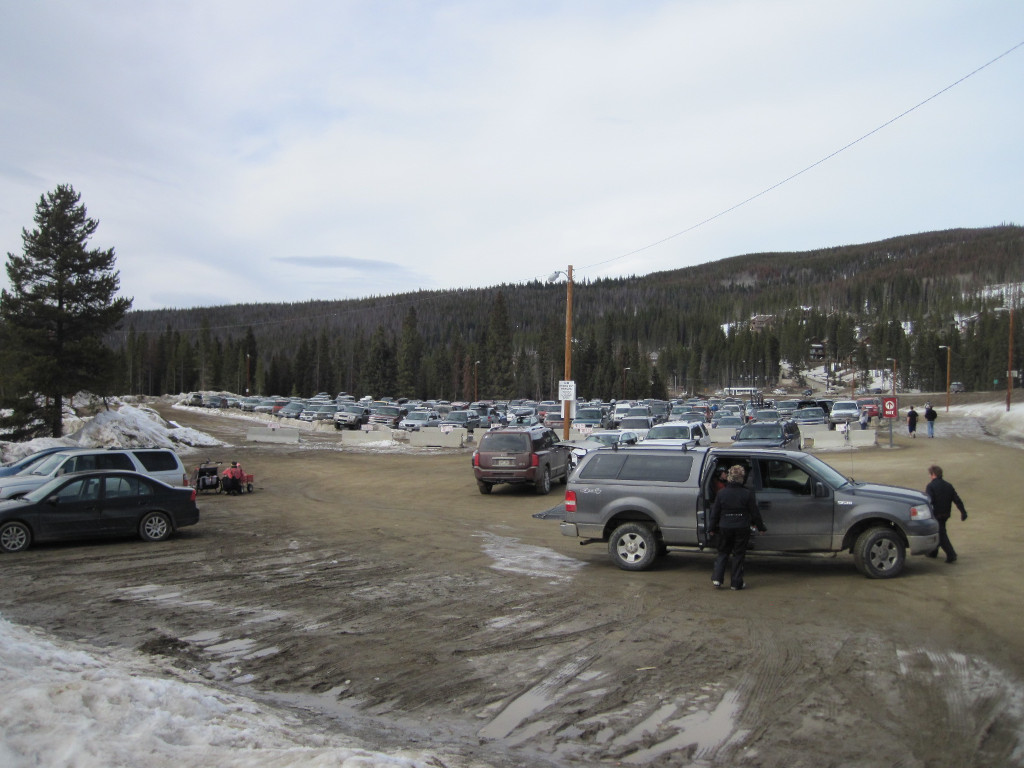 Winter Park North Bench parking lot - free